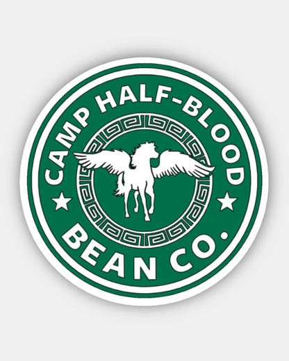 PERCY JACKSON - Bean Co. Small GLOSSY Stickers - Starbies Coffee Company PJO HOO Percy Jackson and the Olympians