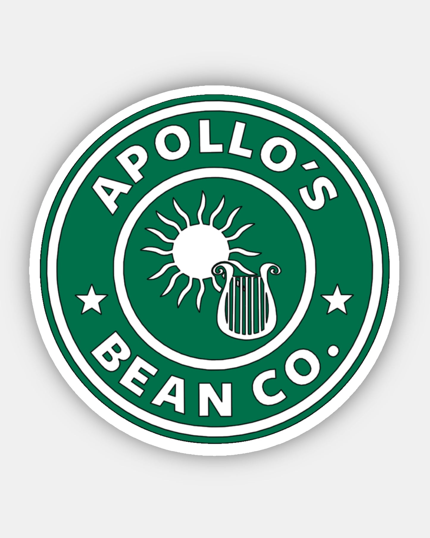 PERCY JACKSON - Bean Co. Small GLOSSY Stickers - Starbies Coffee Company PJO HOO Percy Jackson and the Olympians