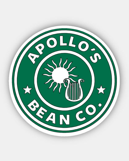 PERCY JACKSON - Bean Co. Small GLOSSY Stickers - Starbies Coffee Company PJO HOO Percy Jackson and the Olympians