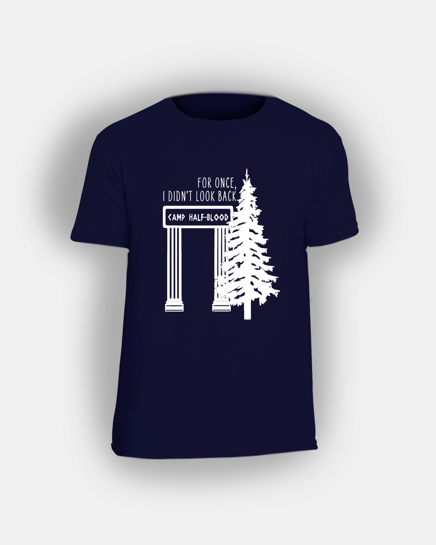 For Once I Didn't Look Back - Bookish Design - Classic Fit T-Shirt Short Sleeves Unisex PJO Percy Jackson Annabeth Chase TLO The Last Olympian