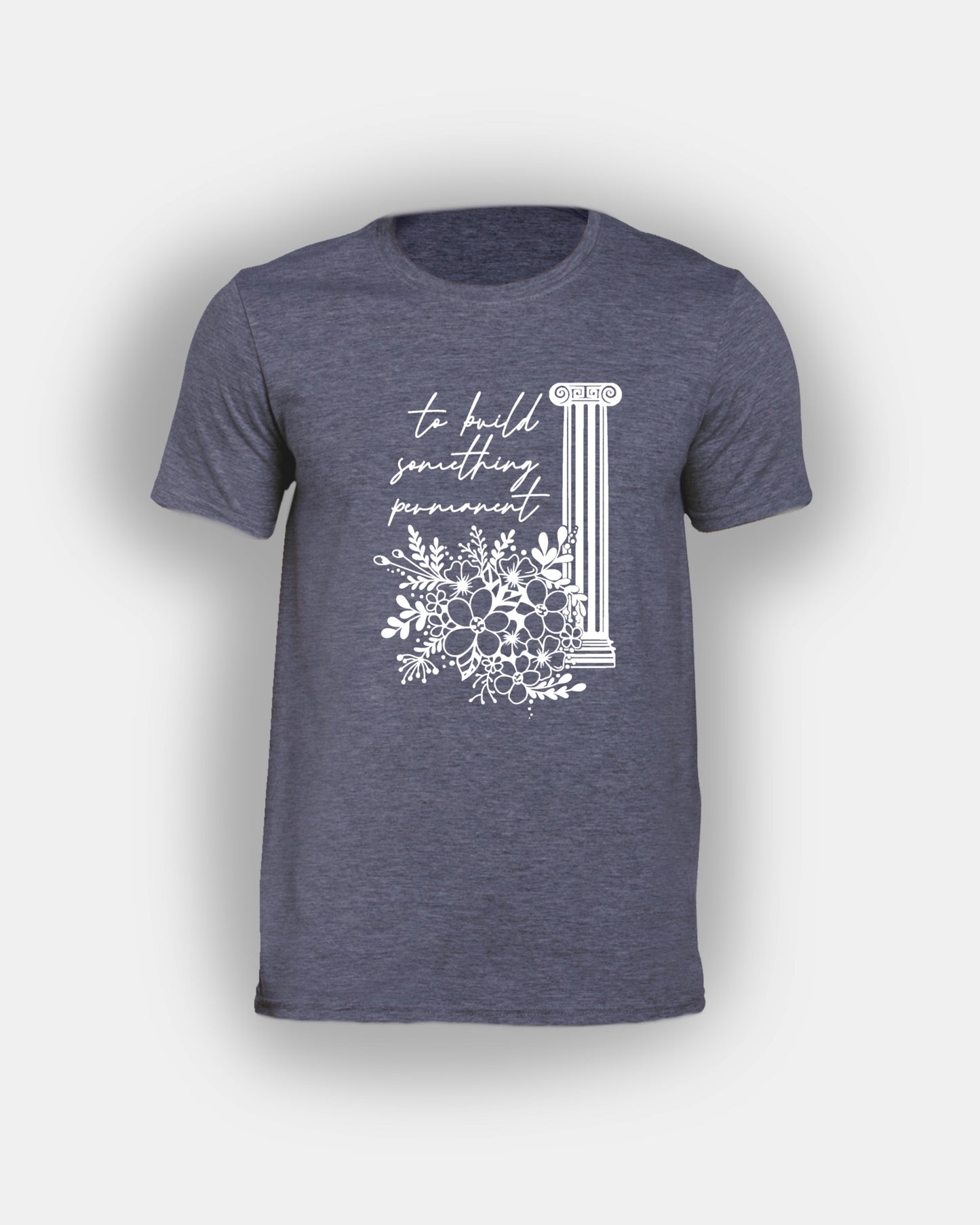 To Build Something Permanent - Bookish Design - Classic Fit T-Shirt Short Sleeves Unisex PJO Percy Jackson Annabeth Chase TLO The Last Olympian