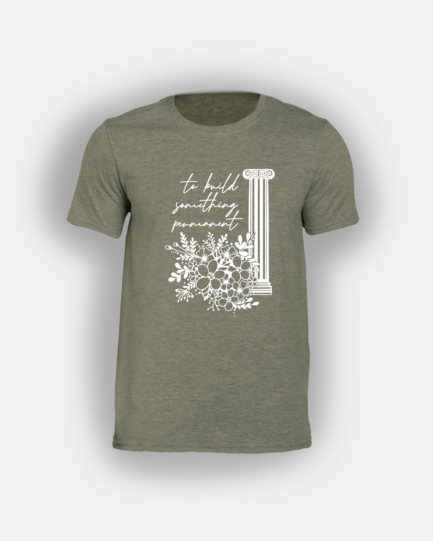 To Build Something Permanent - Bookish Design - Classic Fit T-Shirt Short Sleeves Unisex PJO Percy Jackson Annabeth Chase TLO The Last Olympian