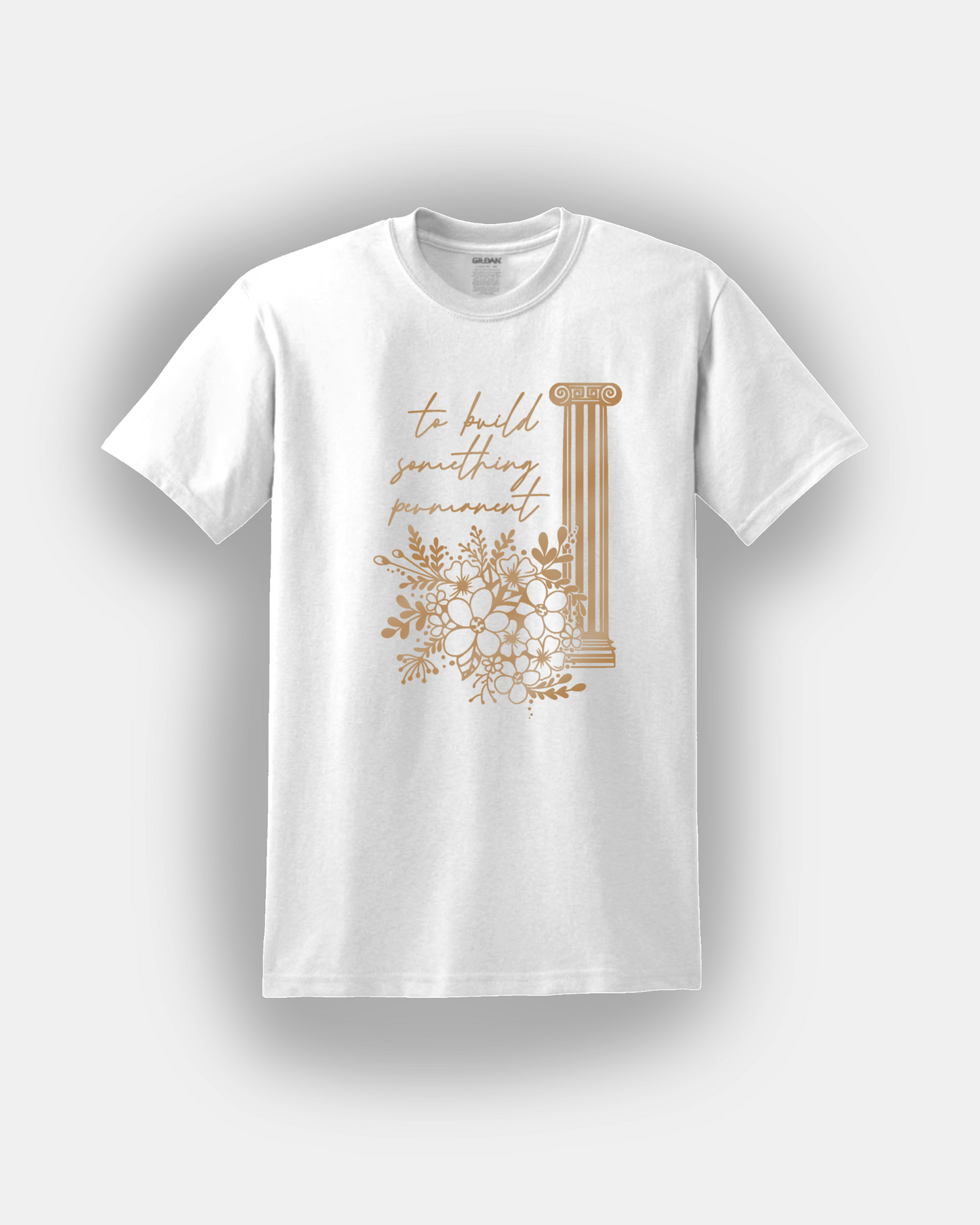 To Build Something Permanent - Bookish Design - Classic Fit T-Shirt Short Sleeves Unisex PJO Percy Jackson Annabeth Chase TLO The Last Olympian
