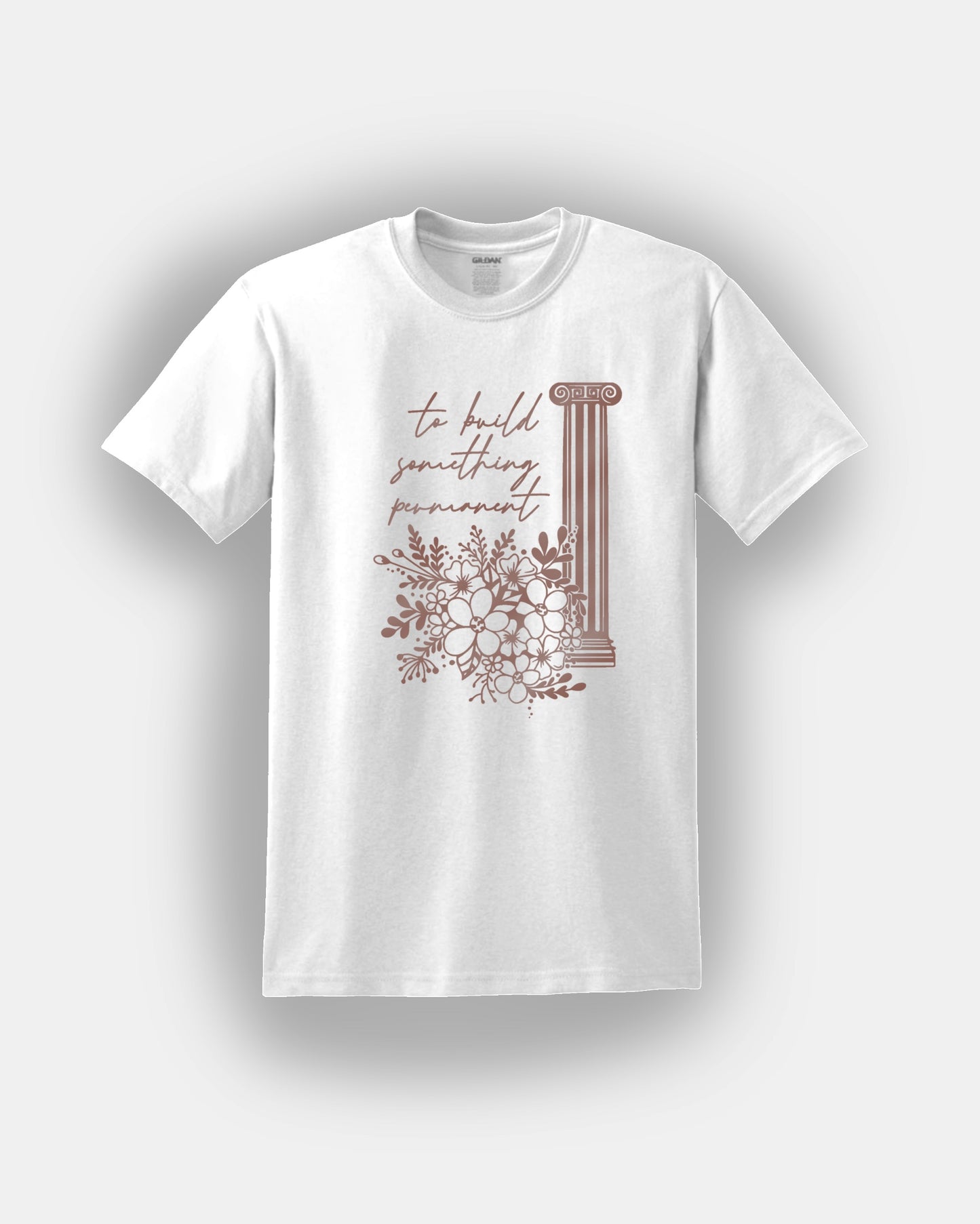 To Build Something Permanent - Bookish Design - Classic Fit T-Shirt Short Sleeves Unisex PJO Percy Jackson Annabeth Chase TLO The Last Olympian