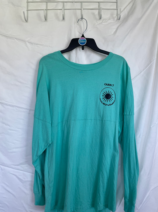 VENTA DE MUESTRA - Camiseta Teal/Green Spirit Talla SM - Cabin 7 Apollo