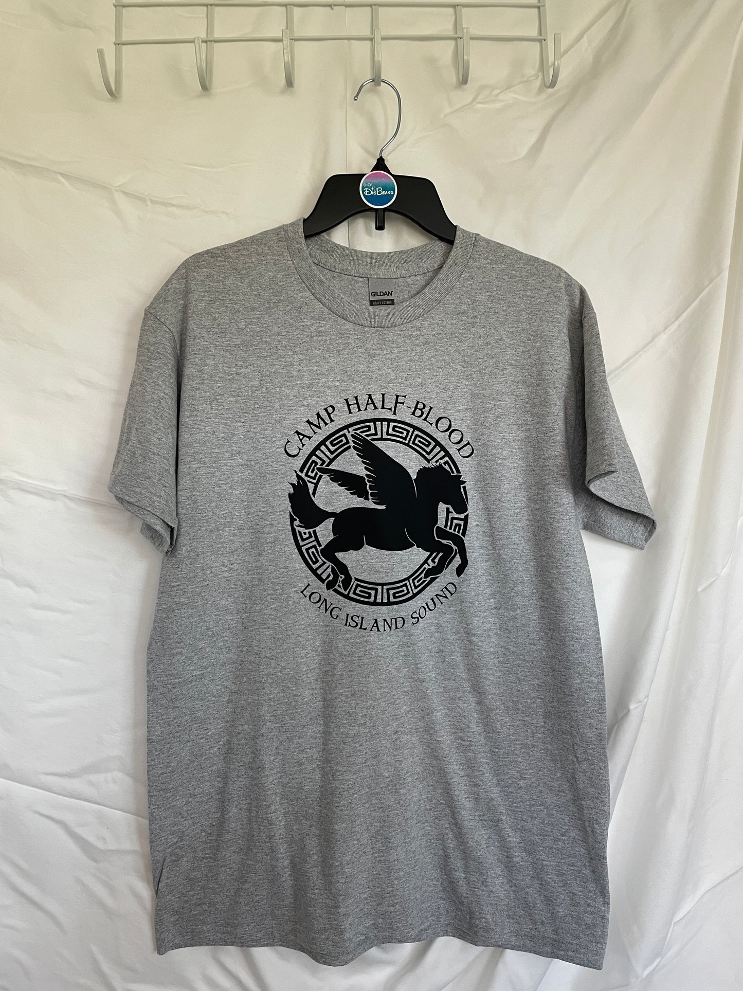 VENTA DE MUESTRA - Camisa gris Talla MD - CHB Diseño Pegasus estándar en negro