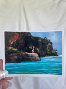 SAMPLE SALE - Art Sticker Glossy - Magic Moana Ocean Island