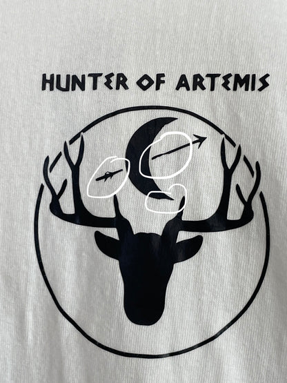 VENTA DE MUESTRA - Camiseta White Spirit Talla SM - HUNTER OF ARTEMIS