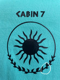 SAMPLE SALE - Teal/Green Spirit Jersey Size SM - Cabin 7 Apollo