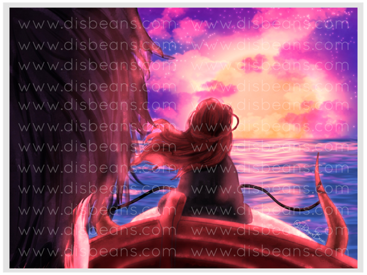 Southern Raiders Zutara Choose Card-Size Print or Small Glossy Sticker Landscape Katara Zuko ATLA Avatar the Last Airbender