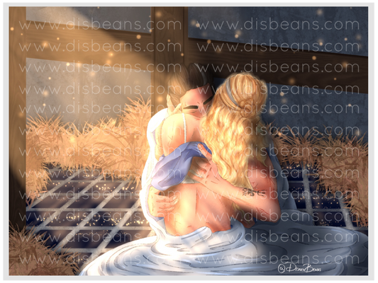 Escena estable de Percabeth MoA (Cotización/Sin cotización) Elija una impresión de tamaño de tarjeta o una pegatina brillante pequeña Paisaje Percy Jackson Annabeth Chase PJO y los atletas olímpicos
