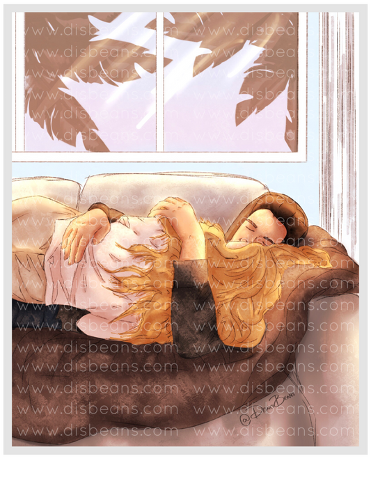 Percabeth Home Love Elija una impresión del tamaño de una tarjeta o una pequeña pegatina brillante Retrato de Percy Jackson PJO y los atletas olímpicos