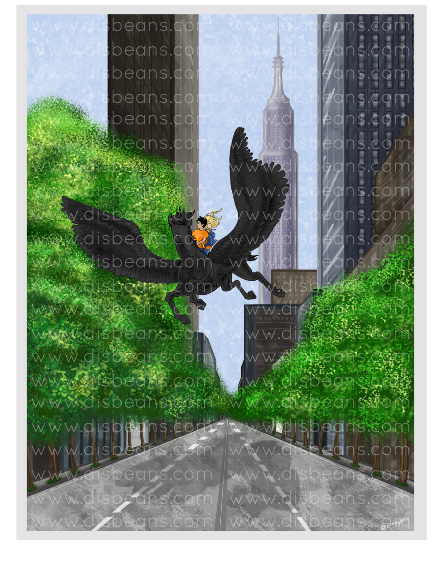 Percy Jackson NYC Blackjack Elija una impresión del tamaño de una tarjeta o una pegatina brillante pequeña Retrato de Percy Jackson PJO y los atletas olímpicos