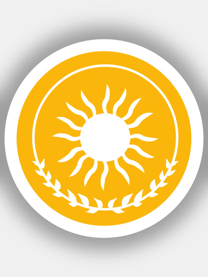PERCY JACKSON - Camp Half-Blood CABIN Circle Stickers Decal GLOSSY Percy Jackson PJO Poseidon Athena Apollo Hades