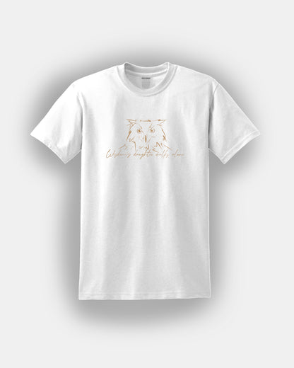 Wisdom's Daughter Walks Alone (Athena) - Bookish Design - Classic Fit T-Shirt Short Sleeves Unisex PJO Percy Jackson Annabeth Chase MoA Mark of Athena