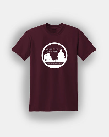Nueva Universidad de Roma - Para semidioses y legados - Diseño de libros - Camiseta de ajuste clásico Mangas cortas Unisex PJO Percy Jackson MoA Mark of Athena