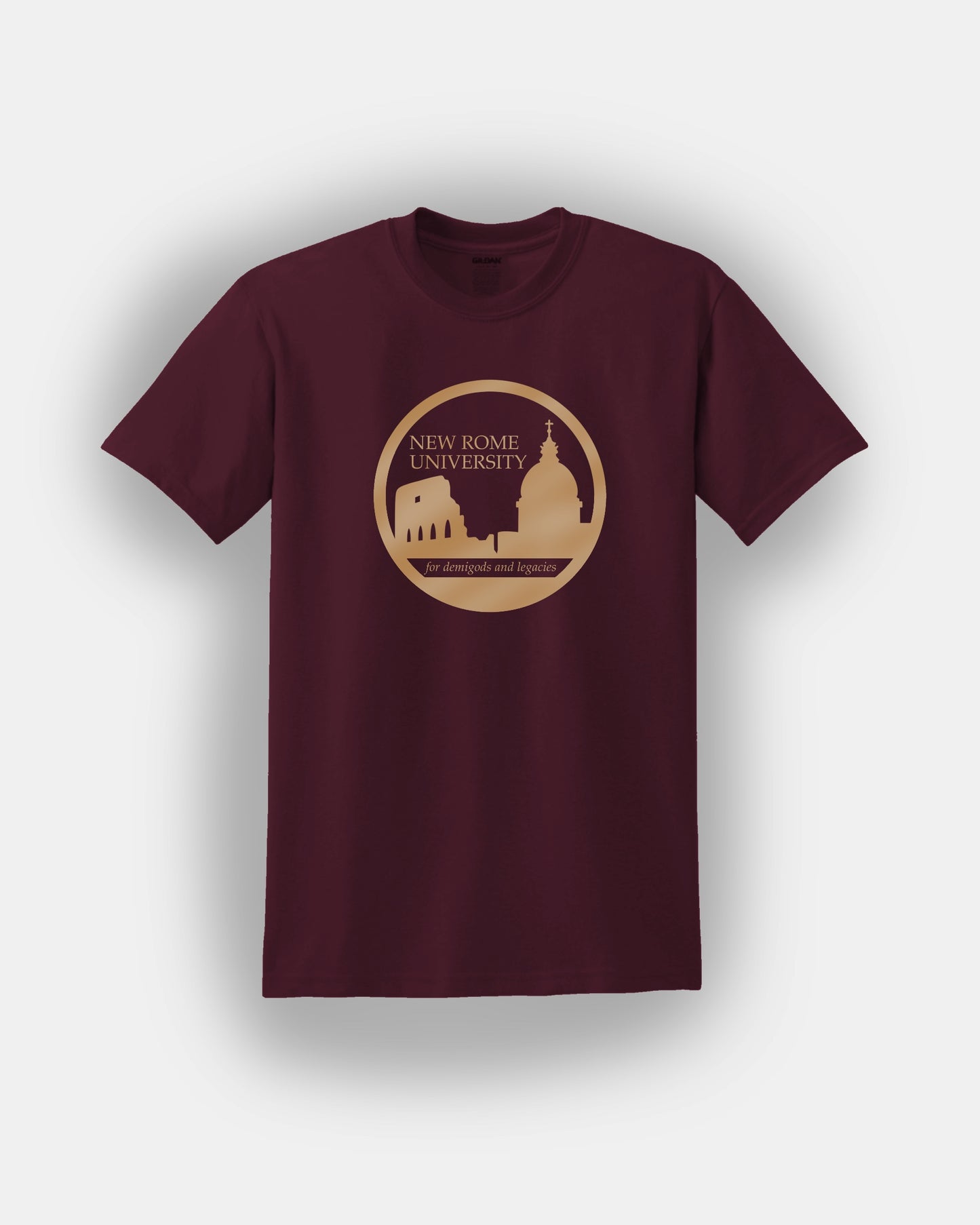 Nueva Universidad de Roma - Para semidioses y legados - Diseño de libros - Camiseta de ajuste clásico Mangas cortas Unisex PJO Percy Jackson MoA Mark of Athena