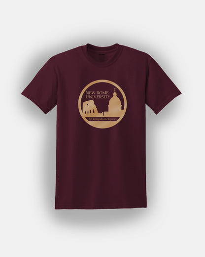Nueva Universidad de Roma - Para semidioses y legados - Diseño de libros - Camiseta de ajuste clásico Mangas cortas Unisex PJO Percy Jackson MoA Mark of Athena