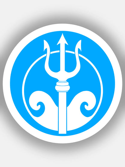 PERCY JACKSON - Camp Half-Blood CABIN Circle Stickers Decal GLOSSY Percy Jackson PJO Poseidon Athena Apollo Hades