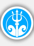 PERCY JACKSON - Camp Half-Blood CABIN Circle Stickers Decal GLOSSY Percy Jackson PJO Poseidon Athena Apollo Hades