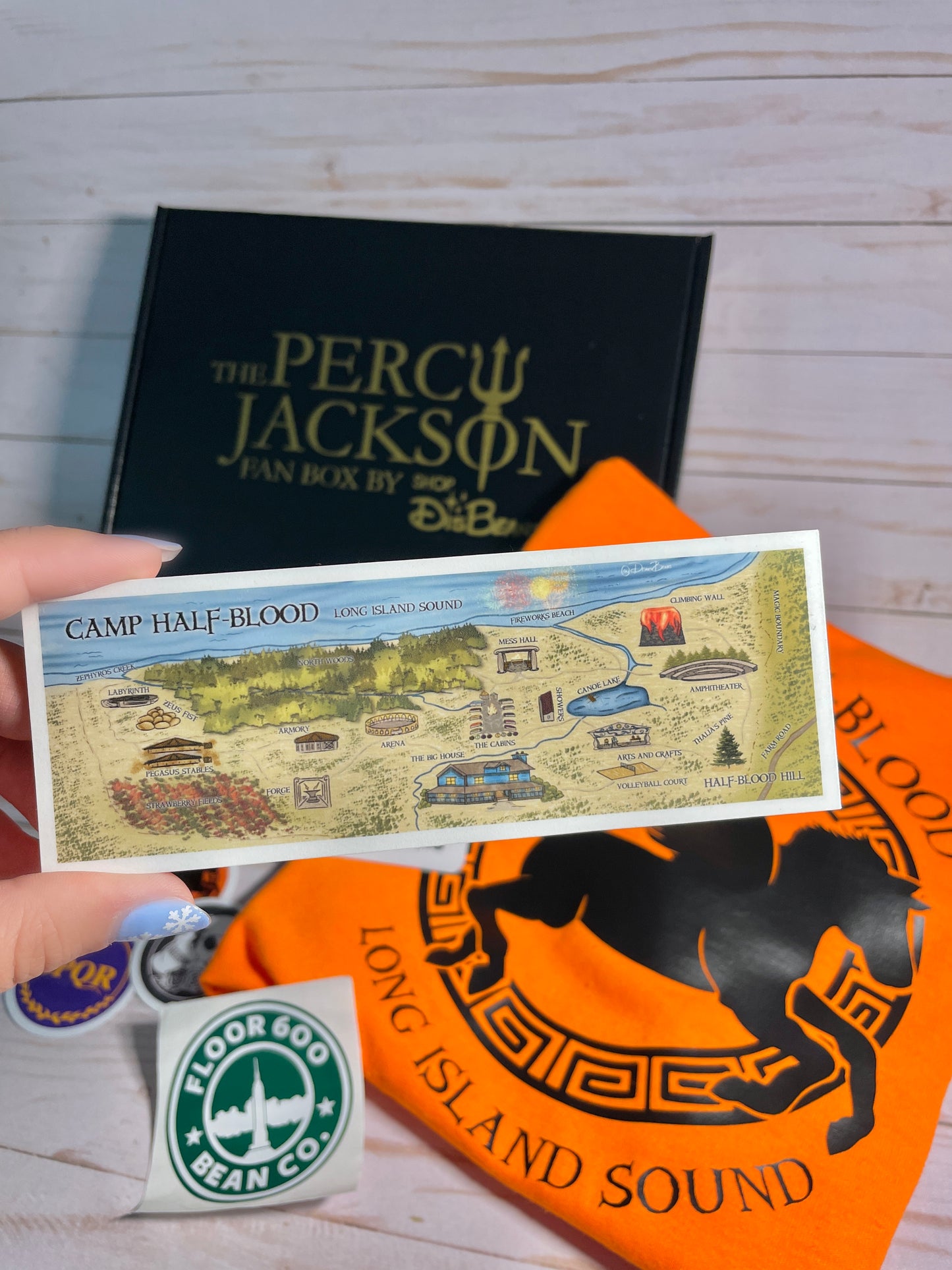 Mapa de Camp Half-Blood - Bookmark 2 WX 6 H pulgadas BOOKMARK Percy Jackson PJO and the Olympians