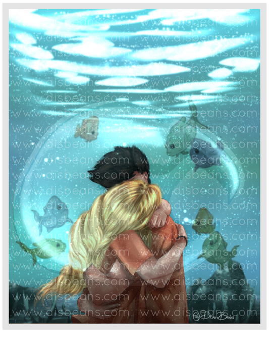 Siren Bay Percabeth Sea Of Monsters Hubris Choose Card-Size Print or Small Glossy Sticker Portrait Percy Jackson PJO and the Olympians