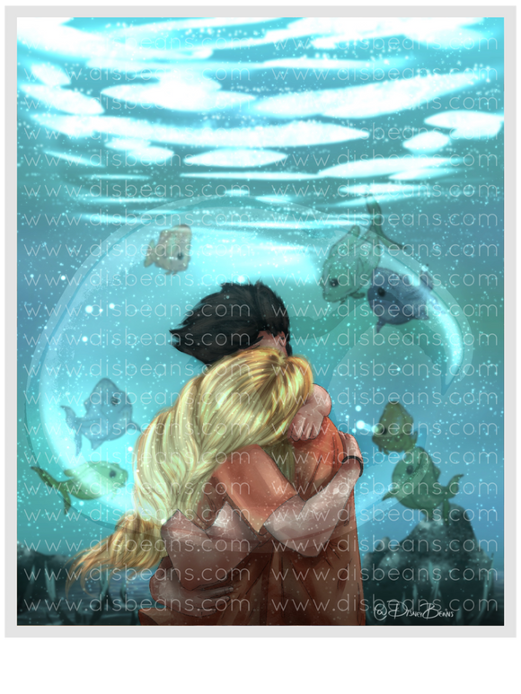Siren Bay Percabeth Sea Of Monsters Hubris Choose Card-Size Print or Small Glossy Sticker Portrait Percy Jackson PJO and the Olympians